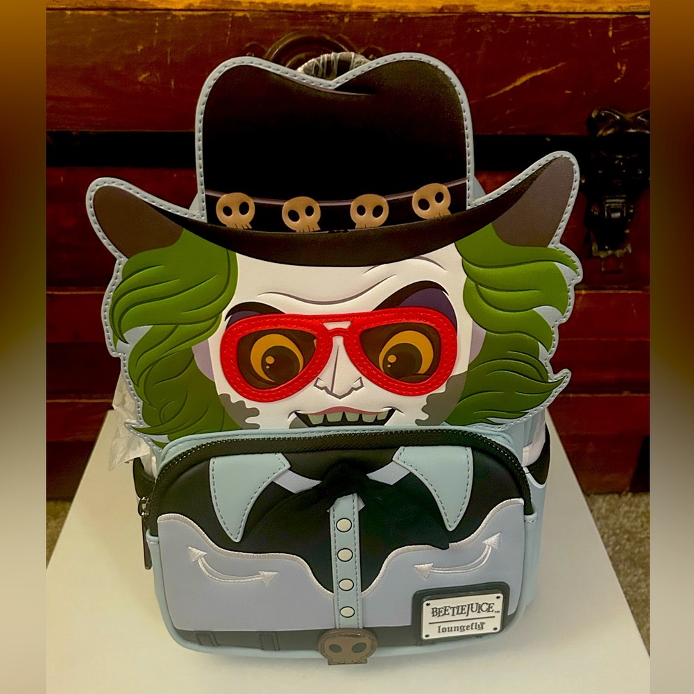 Loungefly Beetlejuice Western Cosplay Mini Backpack - NWT